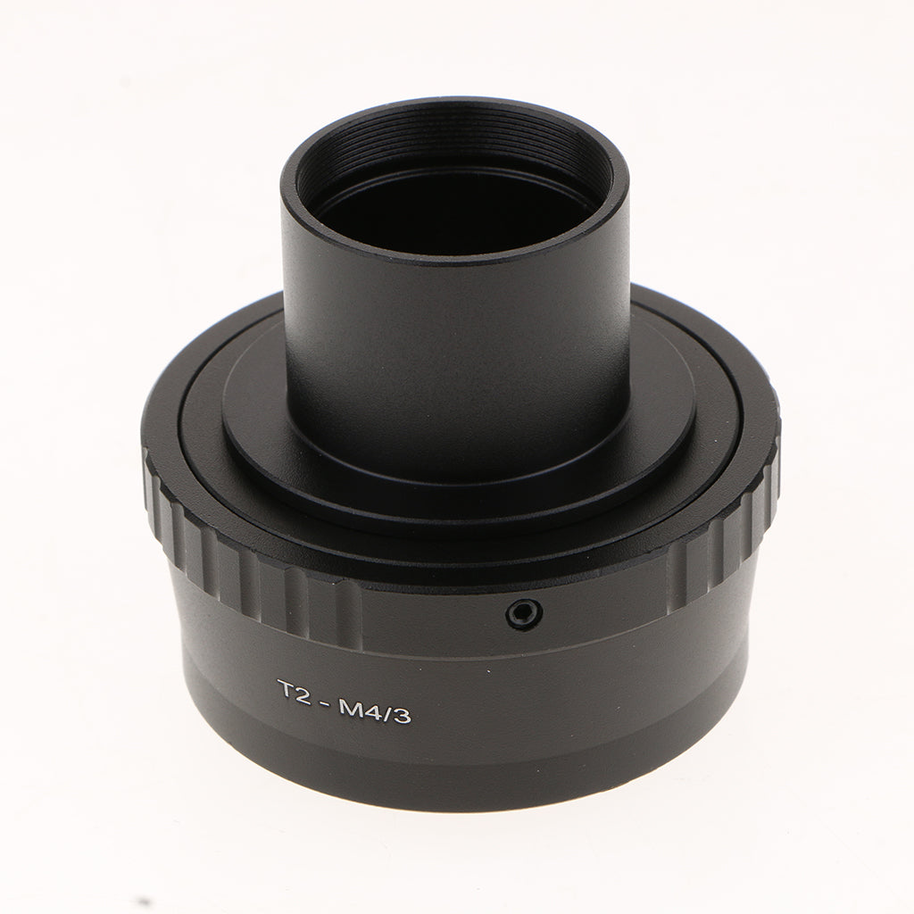 Maxbell 31.7mm 1.25 inch Telescope Mount Adapter (T-mount ) + T2 Lens Adaptor Ring for Olympus Panasonic Micro 4/3 Camera Bodies