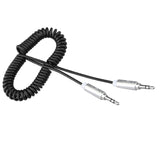 Maxbell 3.5mm Stereo Audio Cable, Aux 3.5 Audio Cord Compatible with Samsung and Other 3.5mm DC Plug Port Device, Black