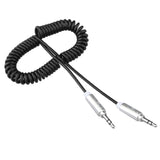 Maxbell 3.5mm Stereo Audio Cable, Aux 3.5 Audio Cord Compatible with Samsung and Other 3.5mm DC Plug Port Device, Black