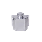 Maxbell Universal Silver 1 Liter Alloy Aluminium Engine Oil Catch Can Breather Tank Bottle Car Parts