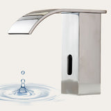 Maxbell Automatic Touchless Sensor Waterfall Bathroom Sink Vessel Faucet Chromed Copper Finish