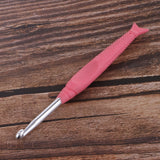 Maxbell 8pcs Fish Design Soft Handles Aluminum Crochet Hook Knitting Weaving Tool DIY Crafts 2.5mm-6.0mm