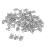 Maxbell 50Pieces Computer Cooler Radiator Aluminum Heatsink Heat sink for Electronic Chip Heat Dissipation Cooling Pads 14x10x20mm