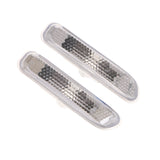 Maxbell Pair Clear Side Marker Repeater Lights For BMW E46 325i 330i