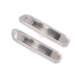 Maxbell Pair Clear Side Marker Repeater Lights For BMW E46 325i 330i