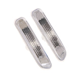 Maxbell Pair Clear Side Marker Repeater Lights For BMW E46 325i 330i