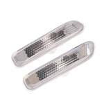 Maxbell Pair Clear Side Marker Repeater Lights For BMW E46 325i 330i