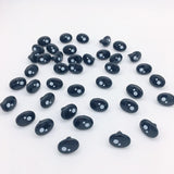 Maxbell Pack of 100pcs 16MM Black Solid Plastic Safety Eyes Craft Safety Eyes DIY Eyes With Washers For Bear Doll Plush Animal Puppet Making