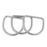 Maxbell 3Pcs Heavy Duty Scuba Diving Dive D Ring Buckle Weight Belt Harness Gear Accessories