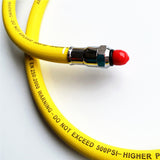 Maxbell 36" Nylon Braided Yellow Scuba Diving Low Pressure Regulator Hose 2nd Stage