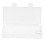 Maxbell 5 Pcs Transparent Storage Case for AAA 7th Multi Size Hard Plastic Battery Case Holder Organizer Box