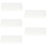 Maxbell 5 Pcs Transparent Storage Case for AAA 7th Multi Size Hard Plastic Battery Case Holder Organizer Box