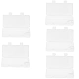 Maxbell 5 Pcs Transparent Storage Case for AAA 7th Multi Size Hard Plastic Battery Case Holder Organizer Box