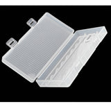Maxbell 5 Pcs Transparent Storage Case for AAA 7th Multi Size Hard Plastic Battery Case Holder Organizer Box