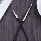 Maxbell 2Pcs 1.5m 3.5mm 1/8" Male To 6.35mm 1/4" Male Stereo Audio Cable for iPhone, Amplifiers