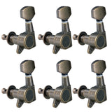 Maxbell 6 Pieces 6L Sealed Gear Guitar Tuning Pegs Machine Heads for Acoustic Electric Guitar Parts