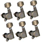 Maxbell 6 Pieces 6L Sealed Gear Guitar Tuning Pegs Machine Heads for Acoustic Electric Guitar Parts