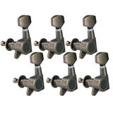 Maxbell 6 Pieces 6L Sealed Gear Guitar Tuning Pegs Machine Heads for Acoustic Electric Guitar Parts