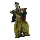 Maxbell 12inch Japanese Kimono Samurai Doll Kokeshi Handicraft Home Decoration Green Clothes