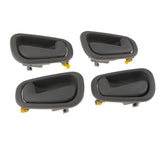 Maxbell 4x Car Interior Door Handle Left/Right Side For 98-02 Toyota Corolla Chevrolet