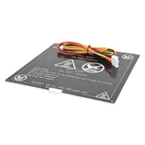 Maxbell 220x220mm MK3 Square Heat Bed Build Plate with LED 120W 3D Printer Parts Black