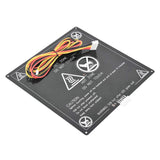 Maxbell 220x220mm MK3 Square Heat Bed Build Plate with LED 120W 3D Printer Parts Black