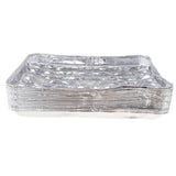 Maxbell 20pcs/set Disposable Aluminum Foil Pans Barbecue Grilling Trays Baking Plate