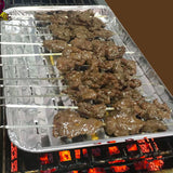 Maxbell 20pcs/set Disposable Aluminum Foil Pans Barbecue Grilling Trays Baking Plate