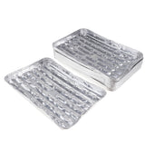 Maxbell 20pcs/set Disposable Aluminum Foil Pans Barbecue Grilling Trays Baking Plate