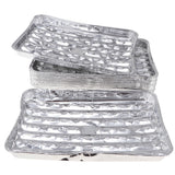 Maxbell 20pcs/set Disposable Aluminum Foil Pans Barbecue Grilling Trays Baking Plate