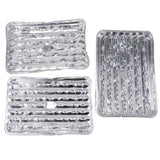 Maxbell 20pcs/set Disposable Aluminum Foil Pans Barbecue Grilling Trays Baking Plate