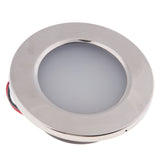 Maxbell 3W Marine Boat RV Trailer Car LED Ceiling/Cabin/Dome White Light Stainless Steel 86mm