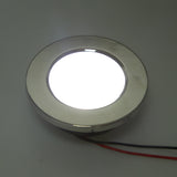 Maxbell 3W Marine Boat RV Trailer Car LED Ceiling/Cabin/Dome White Light Stainless Steel 86mm