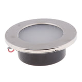 Maxbell 3W Marine Boat RV Trailer Car LED Ceiling/Cabin/Dome White Light Stainless Steel 86mm