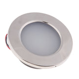 Maxbell 3W Marine Boat RV Trailer Car LED Ceiling/Cabin/Dome White Light Stainless Steel 86mm