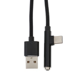 Maxbell High Quality Multi-function USB 3.0 Type-C 3.5mm Headphone Jack Audio Charging Cable Adapter Splitter Black