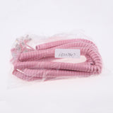 Maxbell 5x Coiled Telephone Handset Spiral Cable Lead Phone Cord RJ9 4P4C 25cm-2m Pink