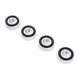 Maxbell 4 Pack Aluminum Speaker Spike Shockproof 30x10mm Isolation Feet Stand Cone Pad Turntable Amplifier CD DAC Recorder Silver