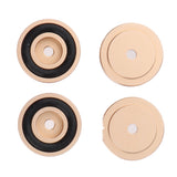 Maxbell 4 Pack Aluminum Speaker Spike Shockproof 30x10mm Isolation Feet Stand Cone Pad Turntable Amplifier CD DAC Recorder Gold