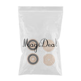 Maxbell 4 Pack Aluminum Speaker Spike Shockproof 30x10mm Isolation Feet Stand Cone Pad Turntable Amplifier CD DAC Recorder Gold
