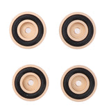 Maxbell 4 Pack Aluminum Speaker Spike Shockproof 30x10mm Isolation Feet Stand Cone Pad Turntable Amplifier CD DAC Recorder Gold