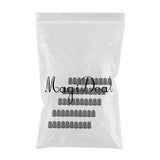 Maxbell 50PCS Car Motorcycle Bicycle Plastic Wheel Tire Stem Valve Dust Covers Caps