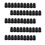 Maxbell 50PCS Car Motorcycle Bicycle Plastic Wheel Tire Stem Valve Dust Covers Caps