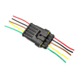 Maxbell 5 Pin Way Car Waterproof Electrical Connector Plug with Wire AWG Marine Pack of 5