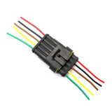 Maxbell 5 Pin Way Car Waterproof Electrical Connector Plug with Wire AWG Marine Pack of 5