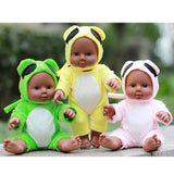 Maxbell 12'' Toddler Newborn Baby Boy Doll Black African Ethnic Cute Infant - Pink