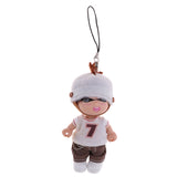 Maxbell 10cm Mini Doll Keychain Cute Handbag Pendant Charming Keyring Accessories for Women  Xmas Gifts (Boy)