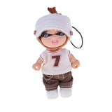 Maxbell 10cm Mini Doll Keychain Cute Handbag Pendant Charming Keyring Accessories for Women  Xmas Gifts (Boy)