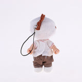 Maxbell 10cm Mini Doll Keychain Cute Handbag Pendant Charming Keyring Accessories for Women  Xmas Gifts (Boy)