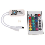 Maxbell Remote Controller 24 Keys for Multicolor RGB LED Strip Lights, Wireless 360 Degrees Controllable Through Wall / Obstacle